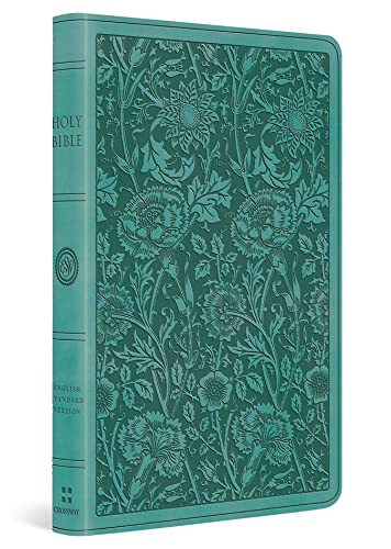 9781433554698: Holy Bible: English Standard Version, Teal, Floral, Trutone, Premium Gift