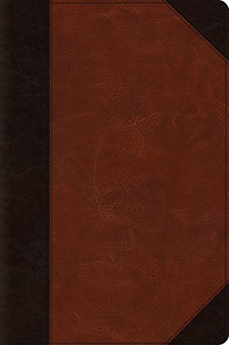 Stock image for ESV Large Print Bible (TruTone, Brown/Cordovan, Portfolio Design) for sale by GF Books, Inc.
