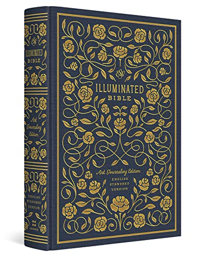 9781433558313: The Holy Bible: English Standard Version, Navy, Cloth over Board, Illuminated Bible: Art Journaling Edition