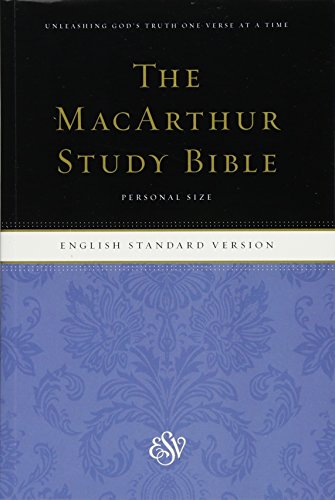 Imagen de archivo de ESV MacArthur Study Bible, Personal Size a la venta por Seattle Goodwill