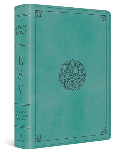 9781433560781: Holy Bible: English Standard Version, Trutone, Turquoise, Emblem, Personal Size