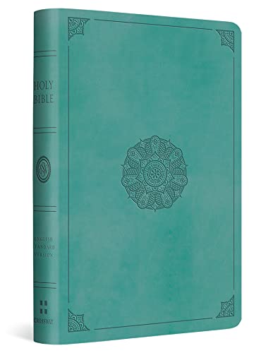 9781433560897: The Holy Bible: English Standard Version, Value Compact Bible, Trutone, Turquoise, Emblem Design