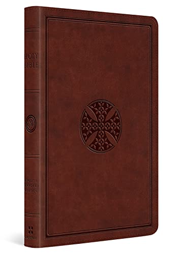 Stock image for ESV Thinline Bible (TruTone, Brown, Mosaic Cross Design) for sale by Seattle Goodwill