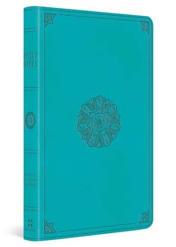 Imagen de archivo de ESV Large Print Value Thinline Bible (TruTone, Turquoise, Emblem Design) a la venta por BuenaWave