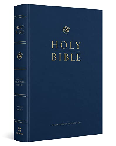 Stock image for ESV Pew and Worship Bible, Large Print (Blue) for sale by Lakeside Books
