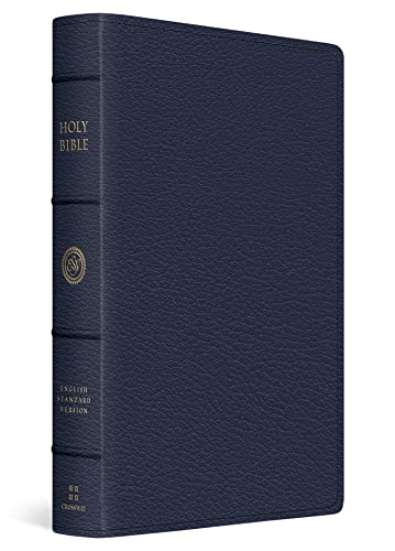9781433568664: Holy Bible: Esv Heirloom Single Column Legacy Bible Goatskin, Blue