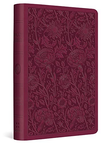 Stock image for ESV Value Compact Bible (TruTone, Raspberry, Floral Design) for sale by Hawking Books