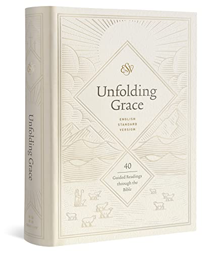 Stock image for Unfolding Grace: 40 Guided Readings through the Bible: 40 Guided Readings through the Bible (Hardcover) for sale by WorldofBooks