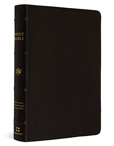 9781433572012: ESV Large Print Compact Bible, Red Letter: Esv Large Print Compact Bible Buffalo Leather, Deep Brown