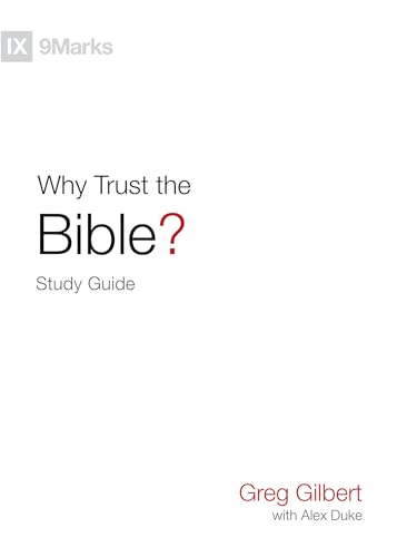 Imagen de archivo de Why Trust the Bible? Study Guide a la venta por Blackwell's