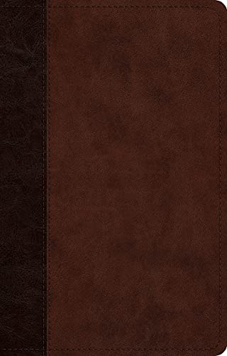 Stock image for ESV Large Print Thinline Reference Bible (TruTone, Brown/Walnut, Timeless Design) for sale by Lakeside Books