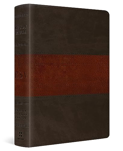 Stock image for ESV Study Bible, Personal Size (TruTone, Forest/Tan, Trail Design) [Imitation Leather] ESV Bibles for sale by Lakeside Books