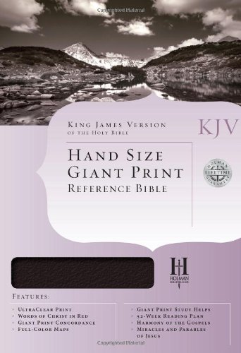 9781433600708: KJV Hand Size Giant Print Reference Bible, Brown/Tan