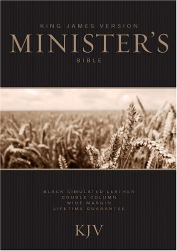 9781433600784: KJV Minister's Bible, Black Leathertouch