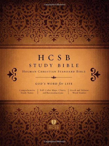 Beispielbild fr HCSB Study Bible, Brown/Tan Imitation Leather zum Verkauf von GoldBooks