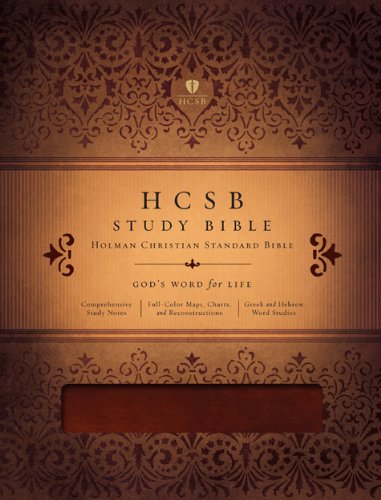 9781433602382: HCSB STUDY BIBLE BROWN LEATHERLIKE