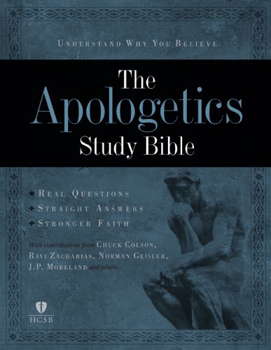 9781433602894: Apologetics Study Bible, Mahogany Leathertouch Indexed, The