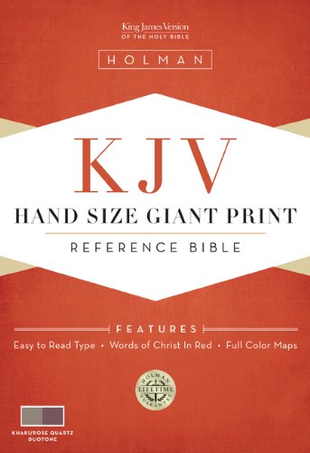 9781433603013: Holy Bible: King James Version, Khaki / Rose Quartz, Simulated Leather, Hand Size Giant Print, Reference