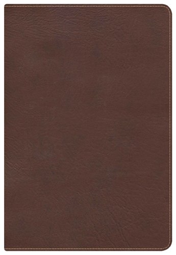 9781433603723: KJV Large Print Ultrathin Reference Bible, Chocolate/Brown