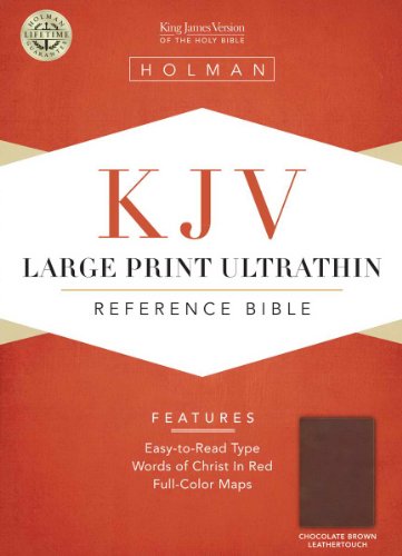 Stock image for Large Print Ultrathin Reference Bible-KJV for sale by ThriftBooks-Dallas