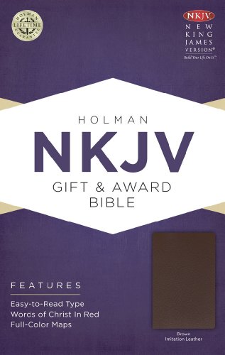 9781433604638: NKJV Gift & Award Bible, Brown Imitation Leather