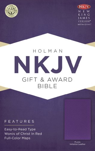 Stock image for NKJV Gift & Award Bible, Purple Imitation Leather for sale by ZBK Books