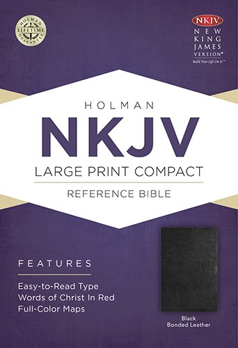 Imagen de archivo de Large Print Compact Reference Bible-NKJV a la venta por ThriftBooks-Atlanta