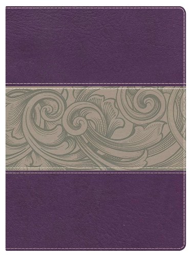 9781433605109: Holman Study Bible: NKJV Edition, Eggplant/Tan LeatherTouch