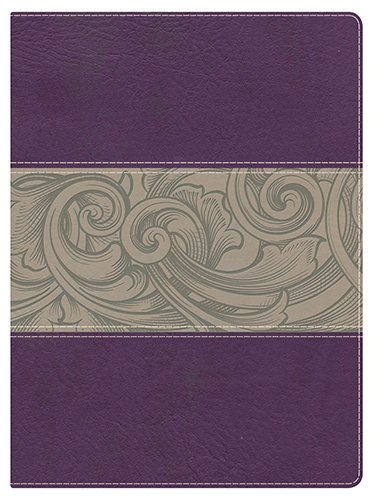 9781433605116: Holman Study Bible: NKJV Edition, Eggplant/Tan LeatherTouch Indexed