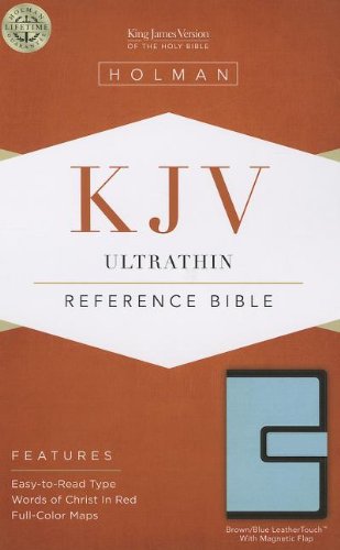 Beispielbild fr Ultrathin Reference Bible-KJV-Magnetic Closure zum Verkauf von ThriftBooks-Dallas
