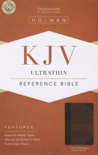 9781433605444: KJV Ultrathin Reference Bible, Classic Mahogany Leathertouch