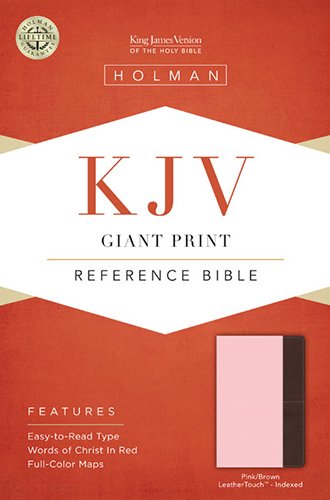 9781433605642: Holy Bible: King James Version, Pink/Brown Leathertouch, Giant Print Reference