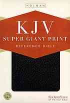 Stock image for Holman KJV King James Version Super Giant Print Bible: Black Imitation Leather for sale by HPB-Emerald