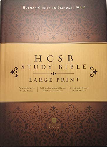 9781433607479: HCSB Large Print Study Bible, Hardcover