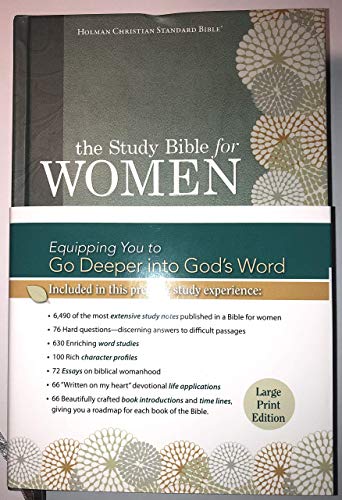 9781433607684: HCSB Study Bible For Women: Large Print Edition, Printed