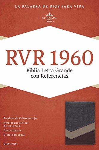 9781433607875: RVR 1960 Biblia Letra Grande con Referencias, marrn/tostado