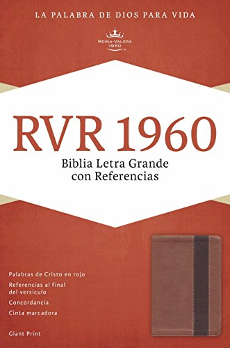 9781433607912: RVR 1960 Biblia Letra Gigante con Referencias, cobre/marrn profundo smil piel