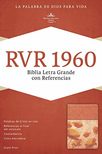 9781433607929: RVR 1960 Biblia Letra Gigante con Referencias, damasco/coral smil piel (Spanish Edition)