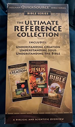 Stock image for Holman Quicksource Bible Reference Set, 3 Volumes, Paperback, Includes: Understanding Creation; Understanding Jesus; and Understanding the Bible for sale by Goodwill Southern California