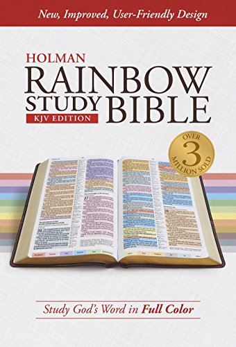 9781433613616: KJV Rainbow Study Bible, Jacketed Hardcover, Indexed