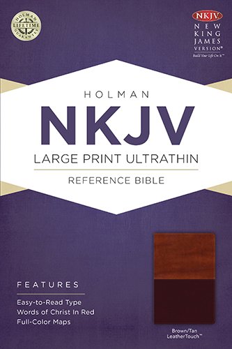 9781433614972: The Holy Bible: New King James Version, Brown/Tan, Leathertouch, Ultrathin Reference Bible