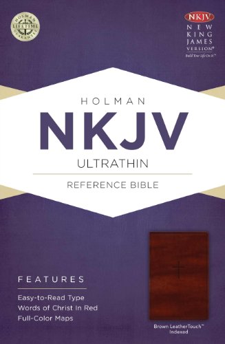 9781433615061: Holy Bible: New King James Version, Ultrathin, Reference, Brown, Leathertouch