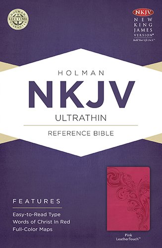 Beispielbild fr NKJV Ultrathin Reference Bible, Pink LeatherTouch zum Verkauf von GF Books, Inc.