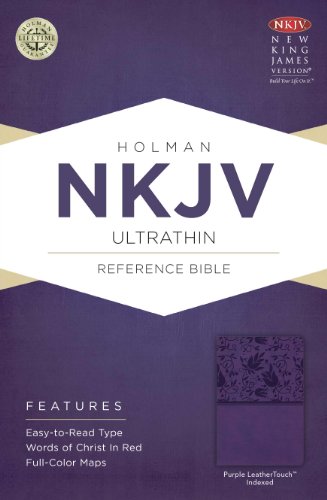 Beispielbild fr NKJV Ultrathin Reference Bible, Purple LeatherTouch zum Verkauf von Goodwill Books