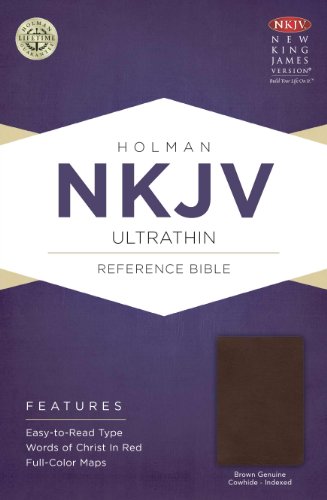 9781433615306: NKJV Ultrathin Reference Bible, Brown Cowhide, Indexed