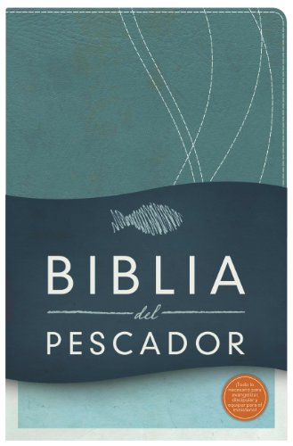 Beispielbild fr RVR 1960 Biblia del Pescador, azul petrleo smil piel: Evangelismo Discipulado Ministerio (Spanish zum Verkauf von Save With Sam