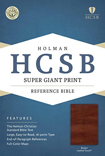 9781433615672: Holy Bible: Holman Christian Standard Bible, Brown, LeatherTouch, Super Giant Print Reference