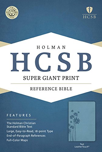 9781433615764: Holy Bible: Holman Christian Standard Bible, Teal, LeatherTouch, Super Giant Print Reference