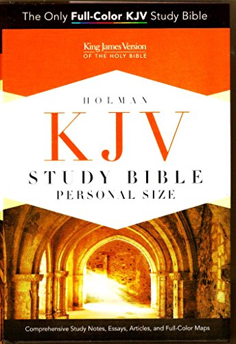 Imagen de archivo de KJV Study Bible Holman Personal Size Brown Leathertouch Indexed a la venta por Wizard Books