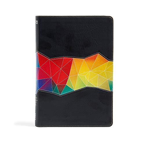 9781433616709: NIV Rainbow Study Bible, Kaleidoscope Black LeatherTouch Indexed